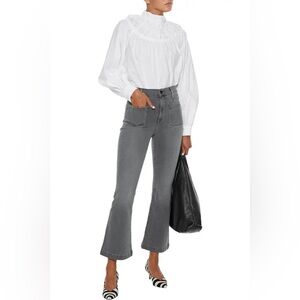 EUC Frame Le Bardot Crop Flare Jeans